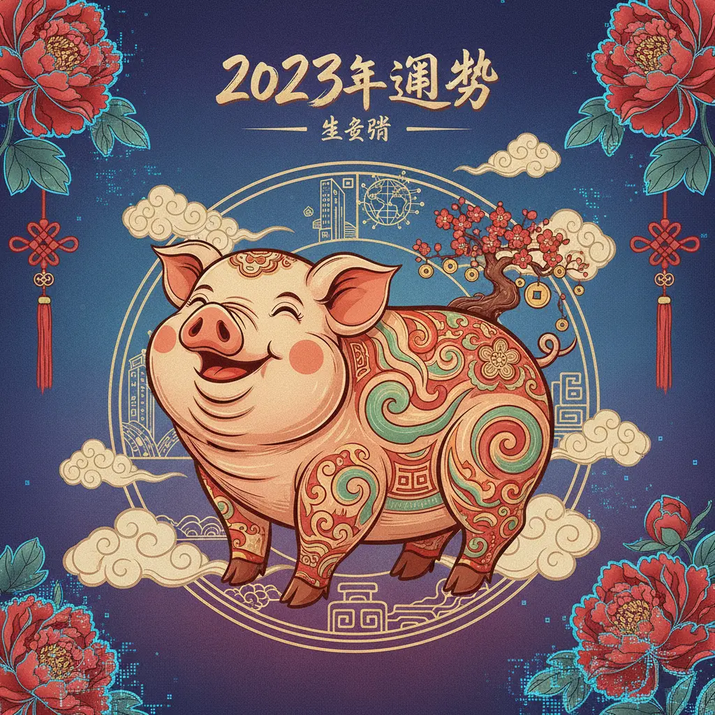 2023年運勢 - 生肖豬