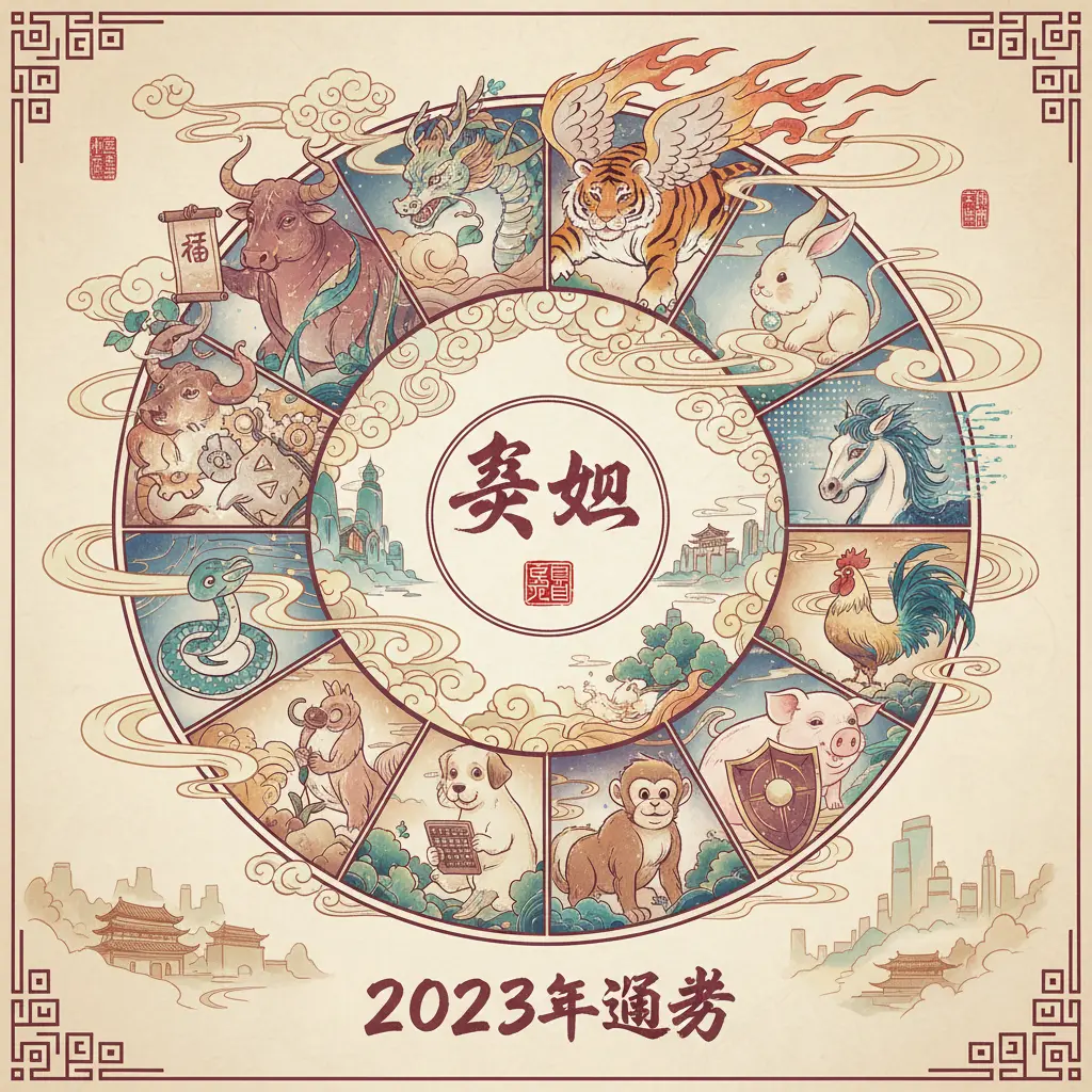 2023年運勢 - 十二生肖