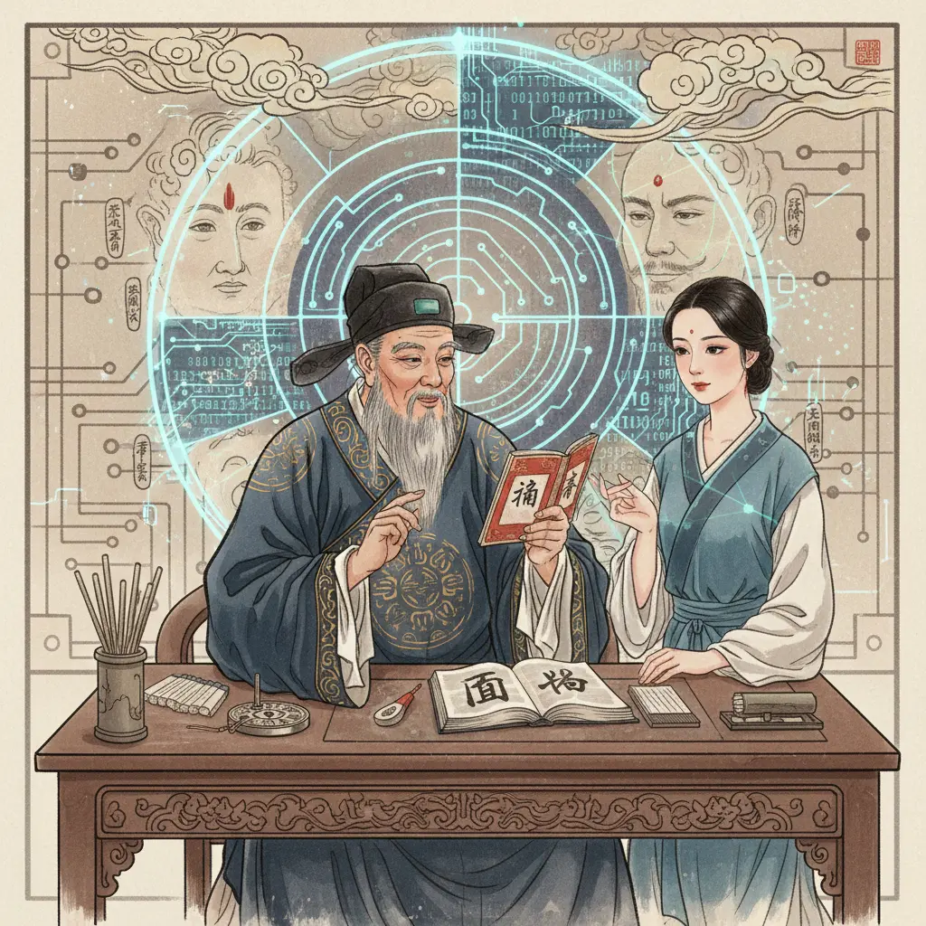 算命師傅 - 面相學