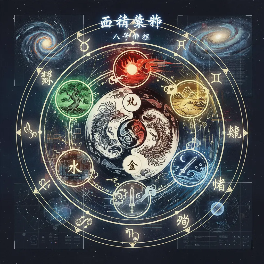 八字命理 - 五行結構