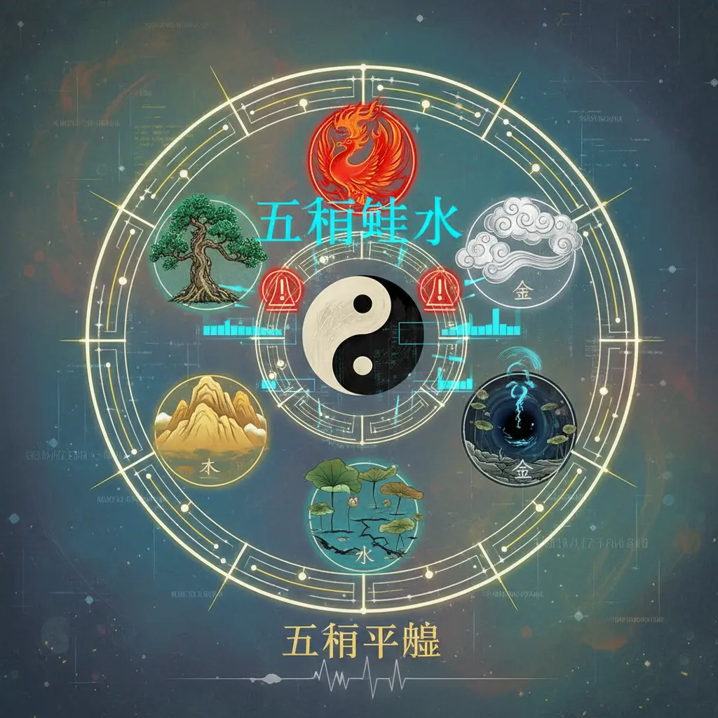 五行平衡 - 五行缺水