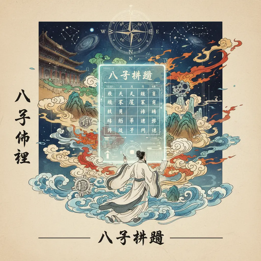 八字命理 - 八字排盤