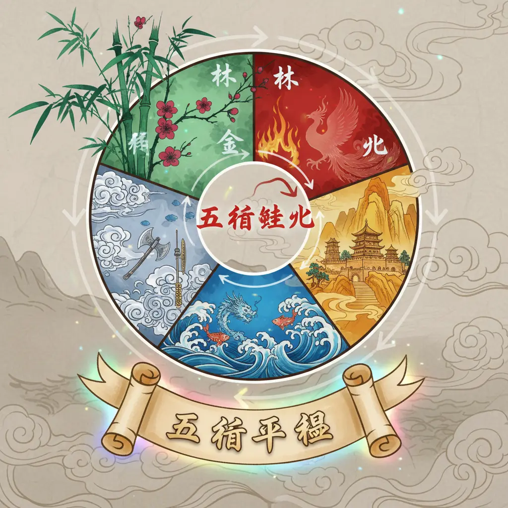 五行平衡 - 五行缺火