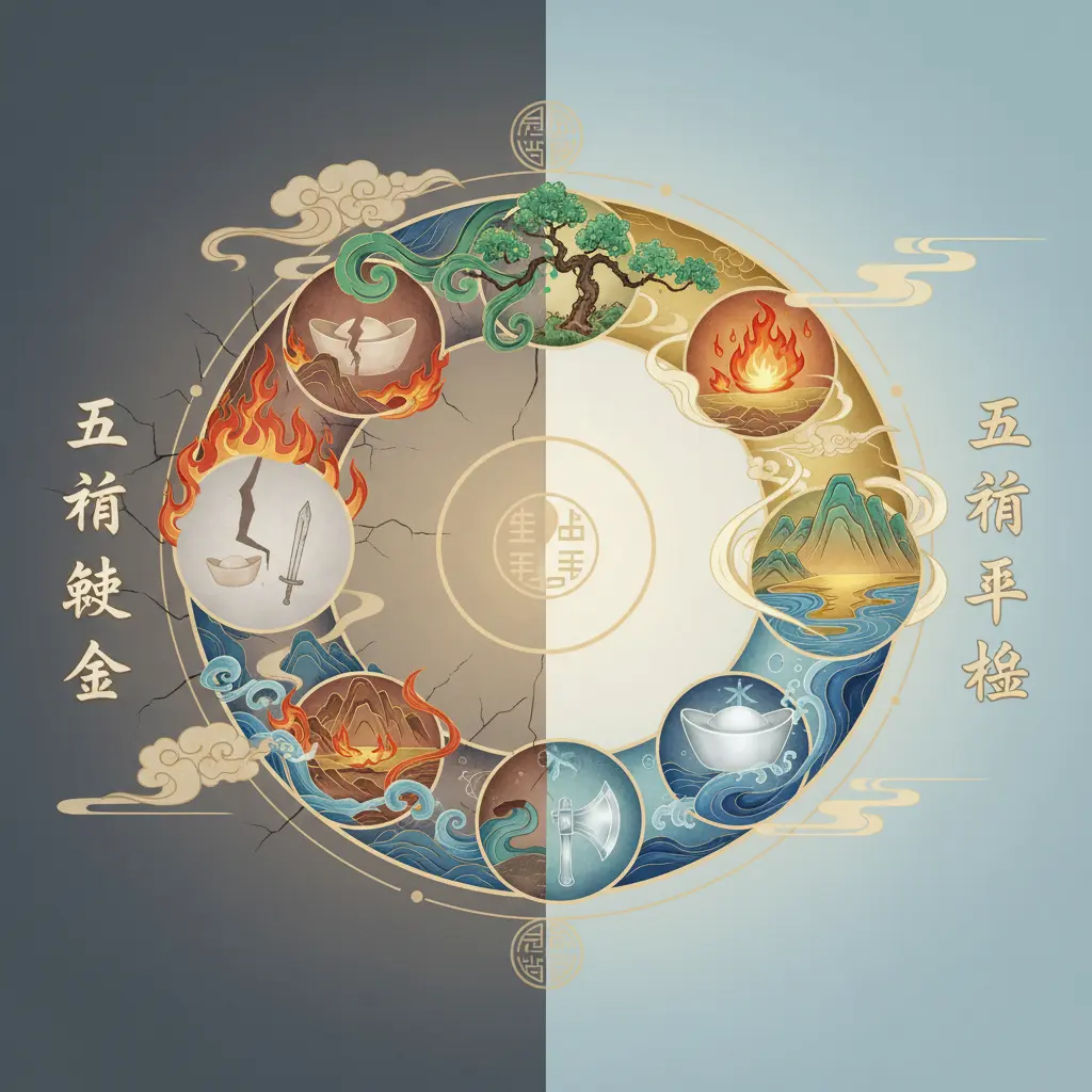 五行平衡 - 五行缺金